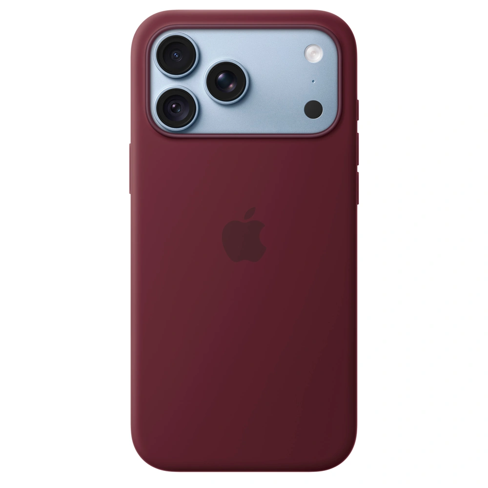 Чехол Apple iPhone 18 Pro Max Silicone Case with MagSafe Burgundy - фото 2