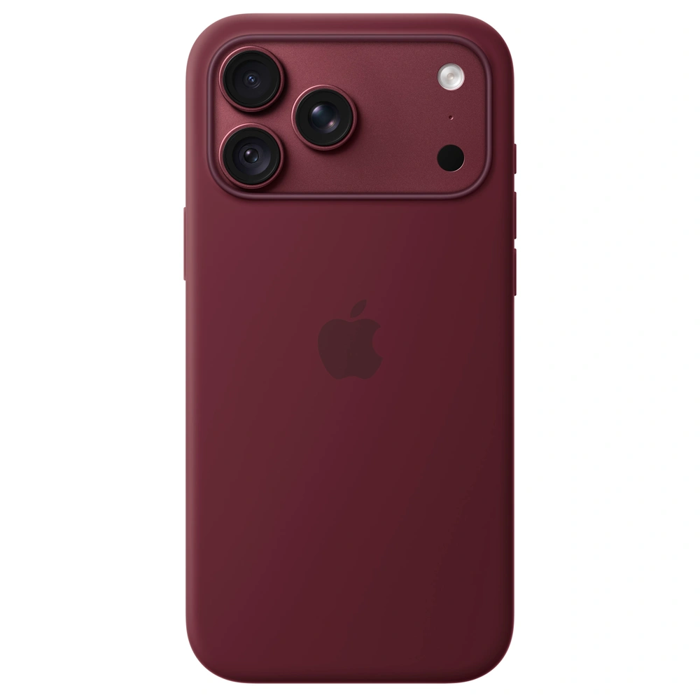 Чехол Apple iPhone 18 Pro Max Silicone Case with MagSafe Burgundy