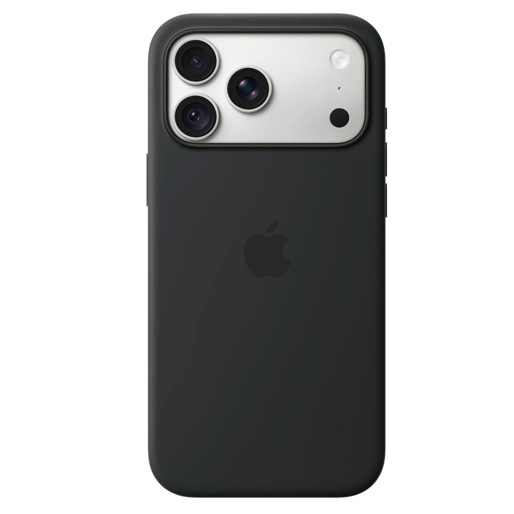 Чехол Apple iPhone 18 Pro Max Silicone Case with MagSafe Black - фото 4