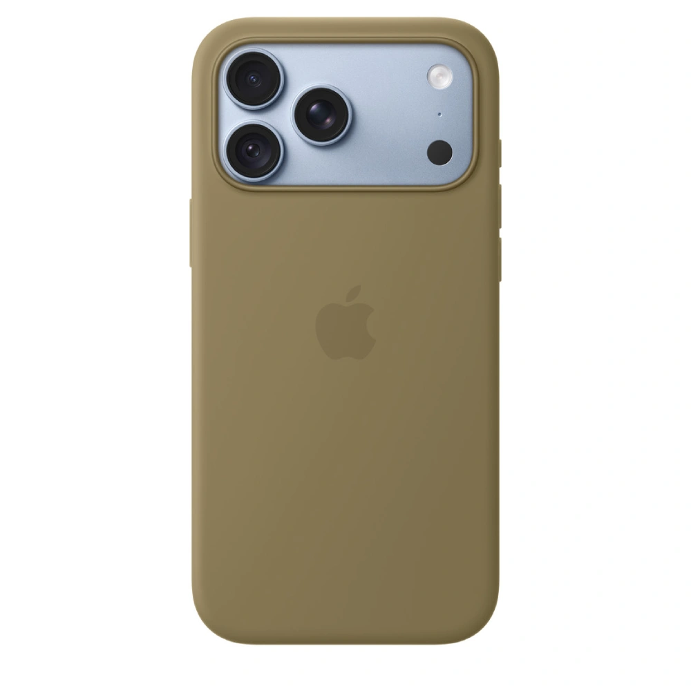 Чехол Apple iPhone 18 Pro Max Silicone Case with MagSafe Olive - фото 3