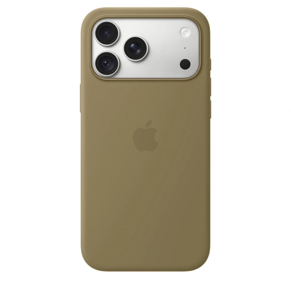 Чехол Apple iPhone 18 Pro Max Silicone Case with MagSafe Olive