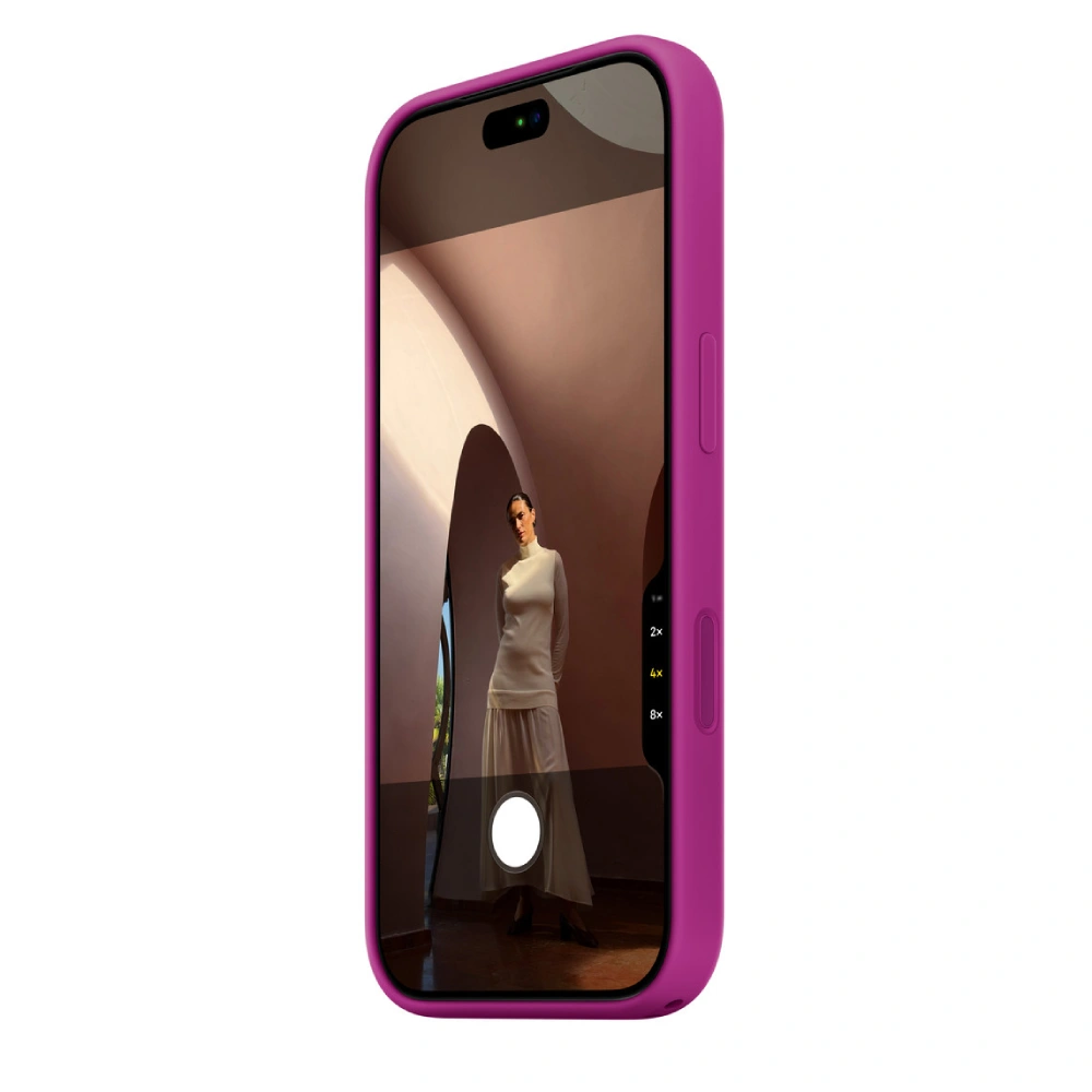Чехол Apple iPhone 18 Pro Silicone Case with MagSafe Magenta - фото 5