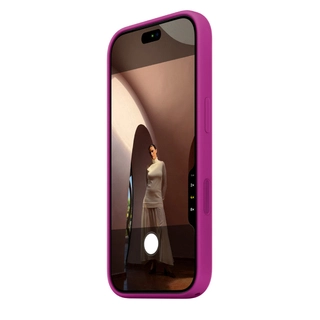 Чехол Apple iPhone 18 Pro Silicone Case with MagSafe Magenta - фото 5
