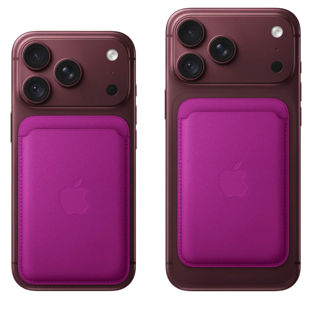 Чехол Apple iPhone FineWoven Wallet with MagSafe Magenta - фото 5