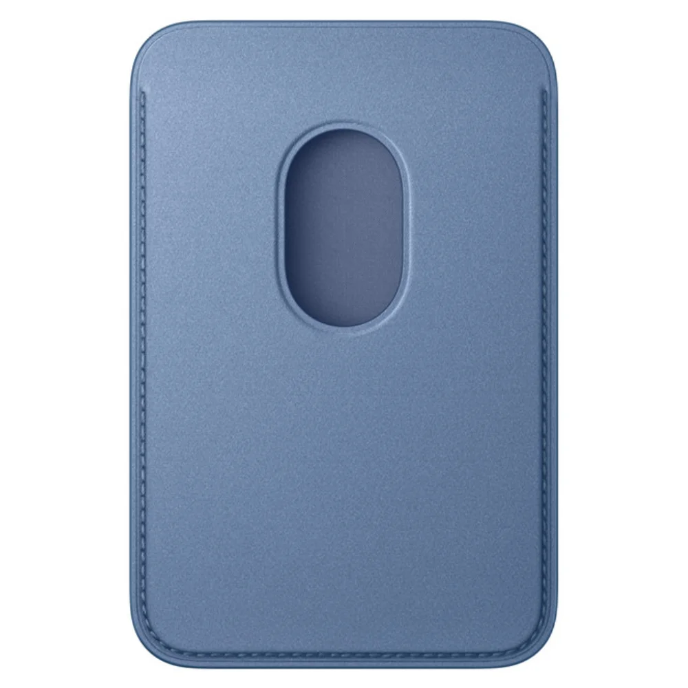 Чехол Apple iPhone FineWoven Wallet with MagSafe Wildflower&nbsp;Blue - фото 2