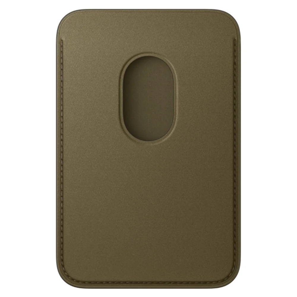 Чехол Apple iPhone FineWoven Wallet with MagSafe Dark&nbsp;Olive - фото 2