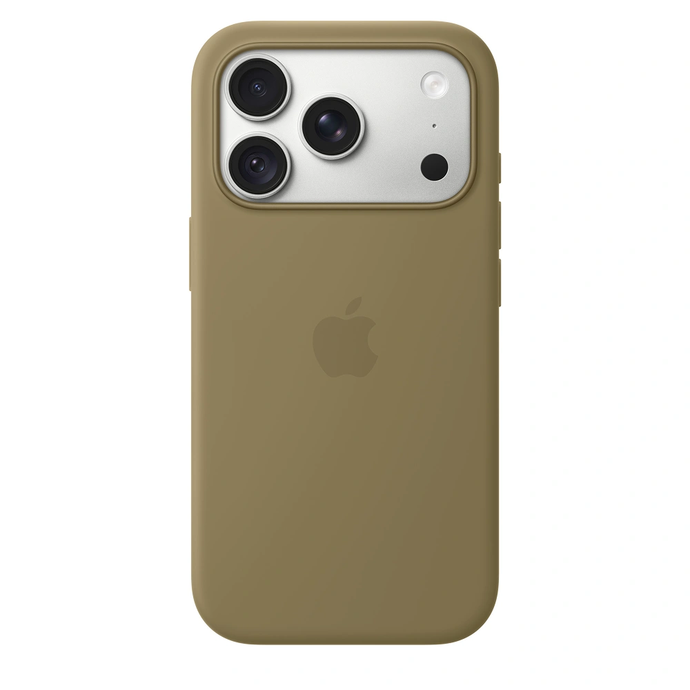 Чехол Apple iPhone&nbsp;18&nbsp;Pro Silicone Case with MagSafe - Olive