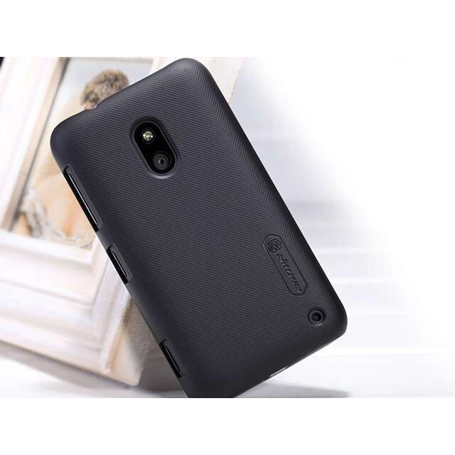Чехол Nillkin Hard case NLK-3065 для Nokia Lumia 620 черный, пластиковый