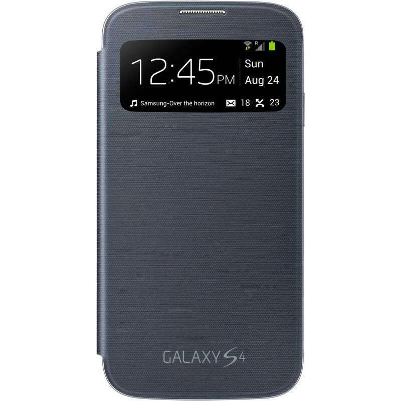 Чехол Samsung S-View Cover Galaxy S4 EF-CI950 Black - фото 2