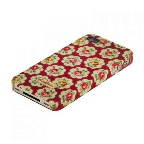 Чехол Cath Kidston iPhone 5 Цветы на красном фоне