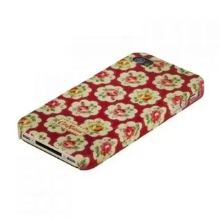 Чехол Cath Kidston iPhone 5 Цветы на красном фоне