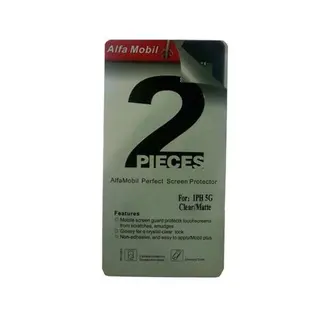 Защитная пленка Alfa Mobil для iPhone 5 (2 в 1)