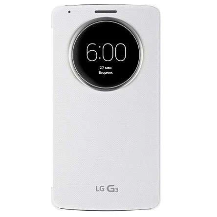 LG Чехол для LG G3 CCF-340G.AGEUWH (белый)