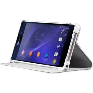 Чехол-подставка Sony SCR10 для Sony Xperia Z2 (white)