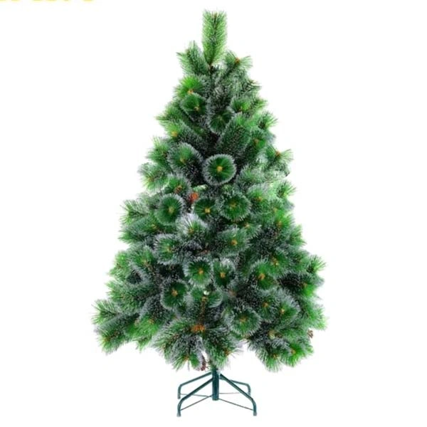 Сосна с инеем и шишкой 90 см