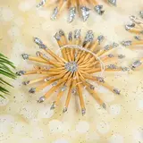 Эко-декор "Воздушные снежинки", серебро, 3 шт. в наборе  - фото 2