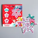 Новогодняя снежинка для декорирования, Принцессы 