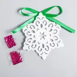 Новогодняя снежинка для декорирования, Принцессы  - фото 3