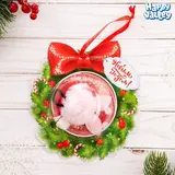 Игрушка в снежинке «С Новым годом!», МИКС 