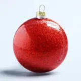 Новогодний ёлочный шар "С Новым годом" Человек-паук с 3D аппликацией  - фото 2