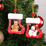 Подвеска новогодняя "Валенок с сюрпризом", МИКС  - фото 3