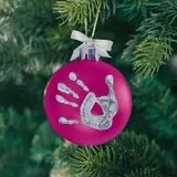 Набор для творчества: новогодний шар с отпечатком ручки №1 