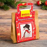 Набор для создания игрушки из пряжи «Снеговичок»  - фото 3