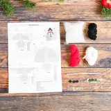 Набор для создания игрушки из пряжи «Снеговичок» 