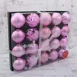 Набор шаров пластик d-6 см 20 шт "Каспий" розовый  - фото 2