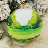 Шар "Берёзовая роща" 10 см 