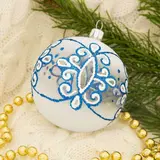 Набор новогодних шаров "Диадема" (набор 4 шт)  - фото 4