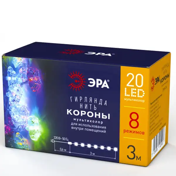 Новогодняя гирлянда Эра ENIN-3K