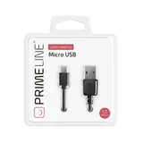 Кабель Prime Line USB - Micro USB (7202) 1,2м Black - фото 2