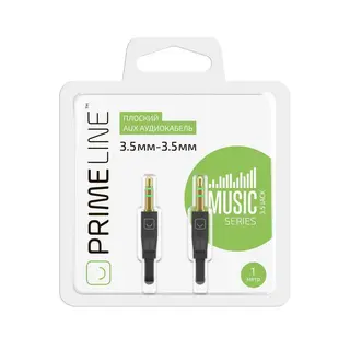 Prime Line аудио кабелі AUX 7001 Black