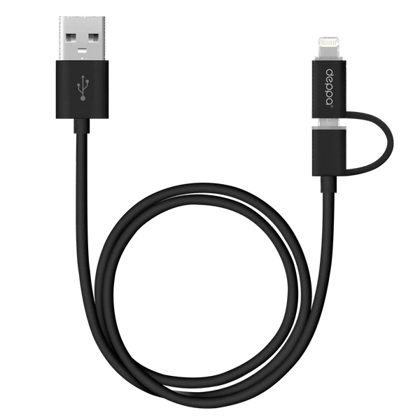 Deppa дата-кабелі microUSB-s8-pin 72204