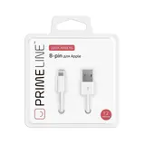 Кабель Prime Line USB - Lightning (7201) 1,2м White - фото 2