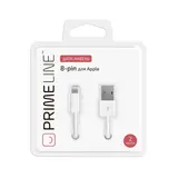 Кабель Prime Line USB - Lightning (7205) 2м White - фото 2
