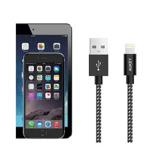 Сетевой кабель Aukey CB-AL2 MFi Lightning Dark-Grey