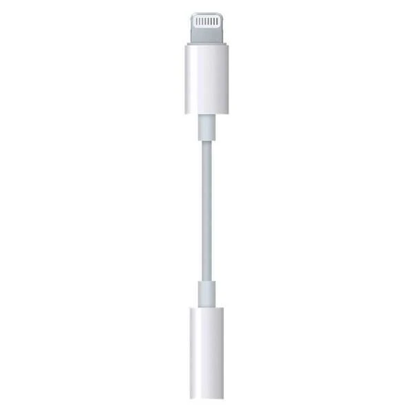 Переходник Apple Lightning - mini jack 3.5 мм (MMX62ZM/A) White - фото 2