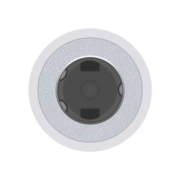 Apple адаптері Lightning - mini jack 3.5 мм (MMX62ZM/A) White