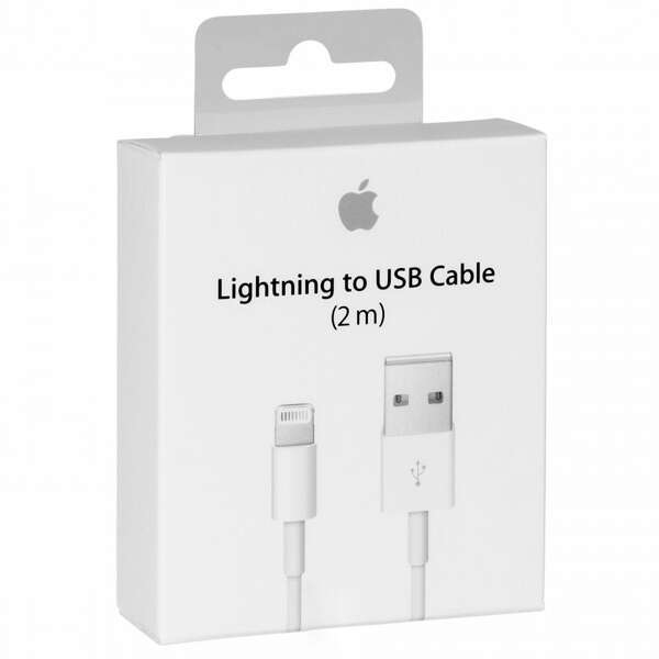 Кабель Apple USB - Lightning (MD819) 2м White