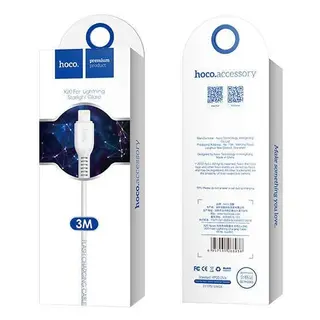 Кабель Hoco X20 Flash USB - Lightning 3м White