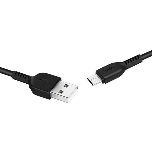 Кабель Hoco X20 Flash USB - Micro USB 3м Black