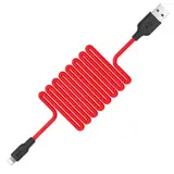 Кабель Hoco X21 Silicone USB - Lightning 1м Red - фото 2