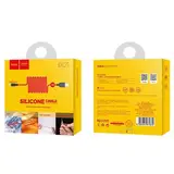 Кабель Hoco X21 Silicone USB - Lightning 1м Red - фото 4
