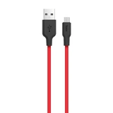 Hoco кабелі X21 Silicone USB - Micro USB 1м Red
