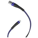 Кабель Hoco U39 USB - Micro USB 1,2м Blue - фото 2