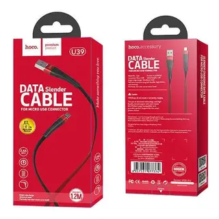 Кабель Hoco U39 USB - Micro USB 1,2м Red