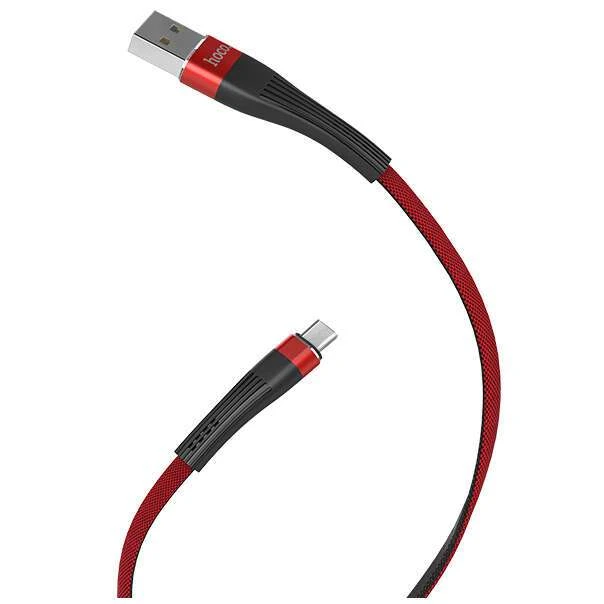 Кабель Hoco U39 USB - Micro USB 1,2м Red - фото 2