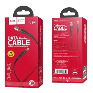 Кабель Hoco U39 USB - Lightning 1,2м Red